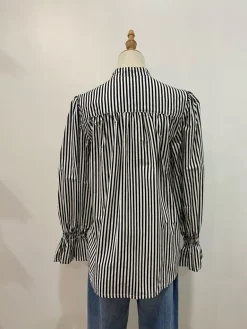 Amelia Shirt - Black Stripe