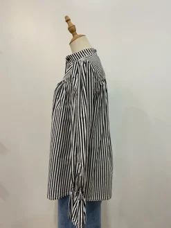 Amelia Shirt - Black Stripe
