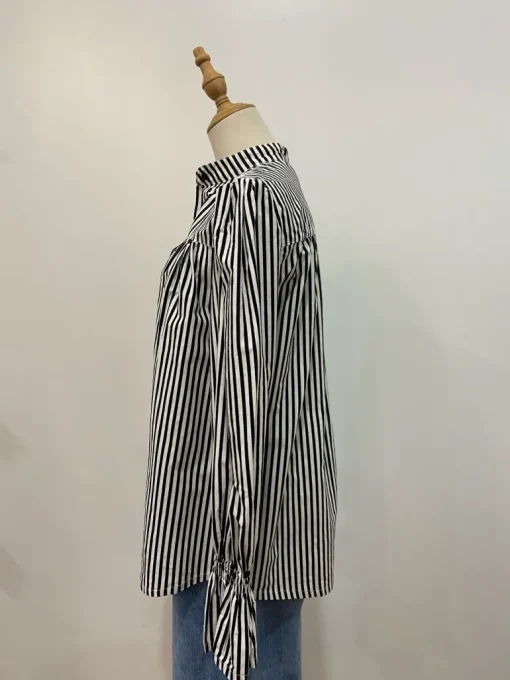 Amelia Shirt - Black Stripe