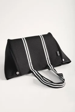 Aria Nappy/Gym/Beach Neoprene Tote Bag - Black