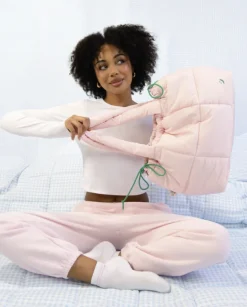 Baby Pink Marshmallow Midi Tote
