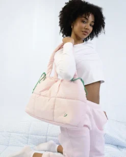 Baby Pink Marshmallow Midi Tote