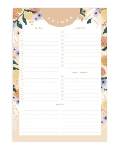 Bella Rosa A5 Agenda Magnet Notepad