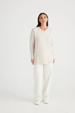 Bianca Long Knit | Natural