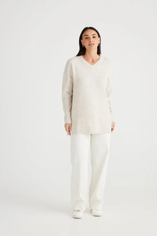 Bianca Long Knit | Natural