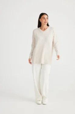Bianca Long Knit | Natural