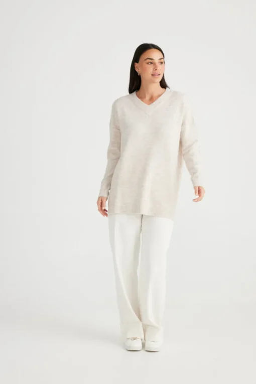 Bianca Long Knit | Natural