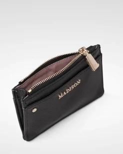 Black | VANESSA SMALL ZIP PURSE CARD-HOLDER