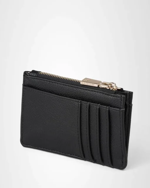 Black | VANESSA SMALL ZIP PURSE CARD-HOLDER