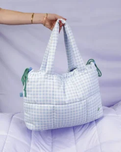 Blueberry Marshmallow Midi Tote