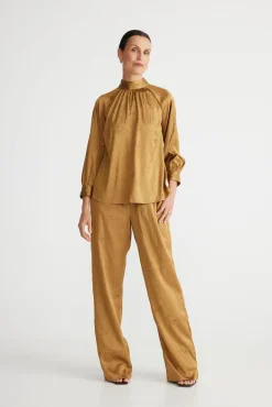 Brave & True - Antoinette Top - Bronze - Womens Fashion