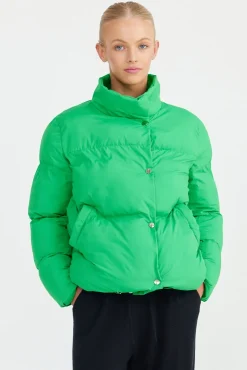 Brave & True - Aspen Puffer - Bottle Green - Womens Fashion