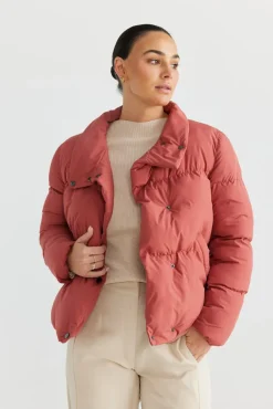 Brave & True - Aspen Puffer - Rosewood - Womens Fashion