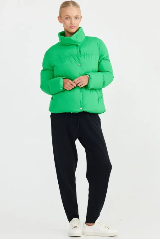 Brave & True - Aspen Puffer - Bottle Green - Womens Fashion