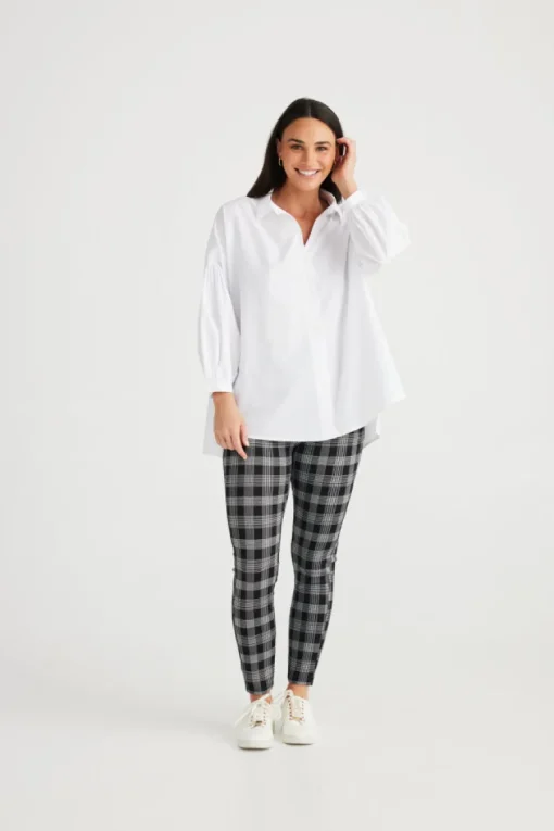 Brave & True - Duchess Shirt - White - Womens Fashion