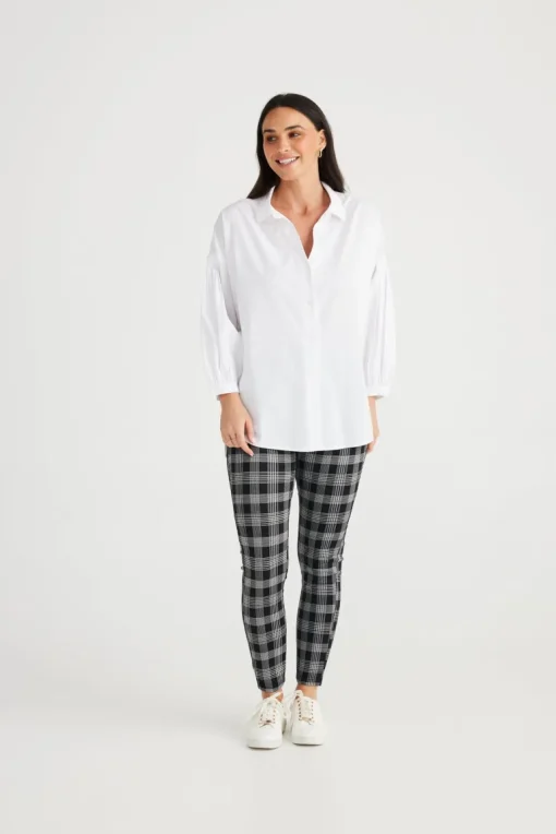 Brave & True - Duchess Shirt - White - Womens Fashion