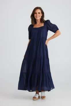 Brave & True - Sunseeker Dress - Navy - Womens Fashion