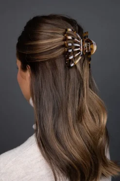 Clam Hair Claw - Amber Animal