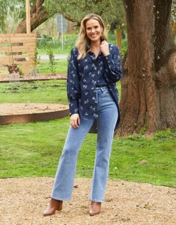 Clara Boot Leg Jean | Blue
