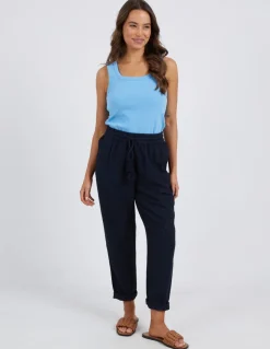 Clem Relaxed Pant - Dark Sapphire