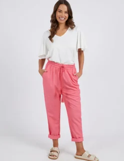 Clem Relaxed Pant - Pink Lemonade