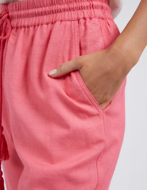 Clem Relaxed Pant - Pink Lemonade