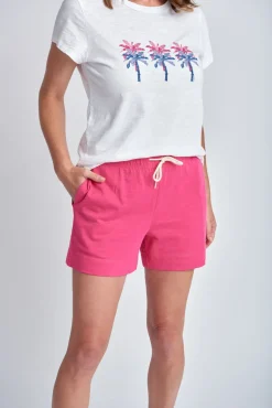 cloth + paper + scissors - Trackie Short - Raspberry - Womens Fashion