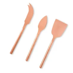 Copper 3 Piece Cheese Knife Set
