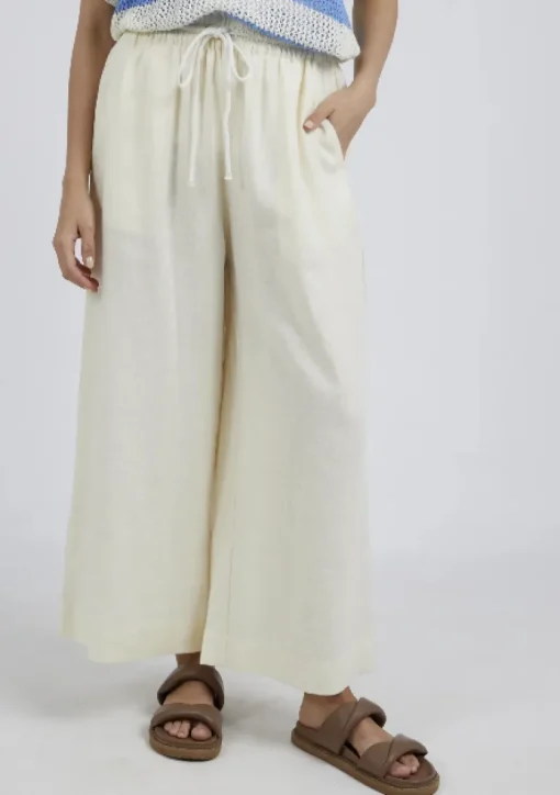 Dionne Wide Leg Pant Toasted Coconut
