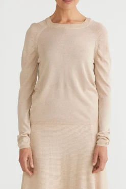 Domenica Gathered Sleeve Knit