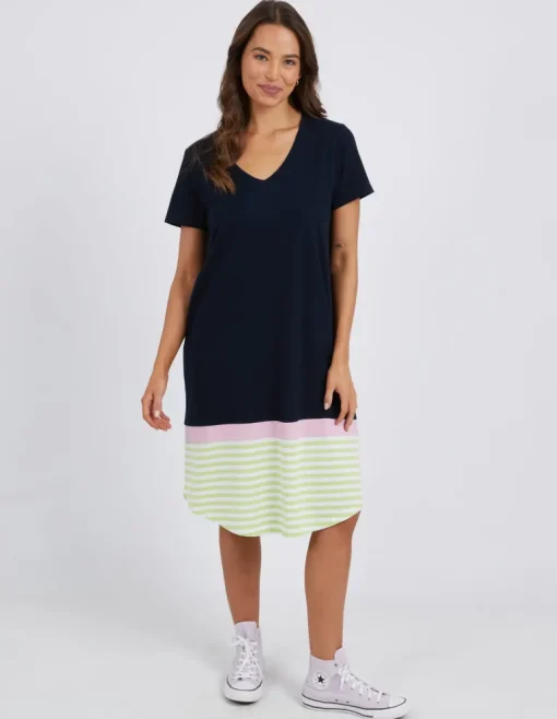 Draw The Line Tee Dress
