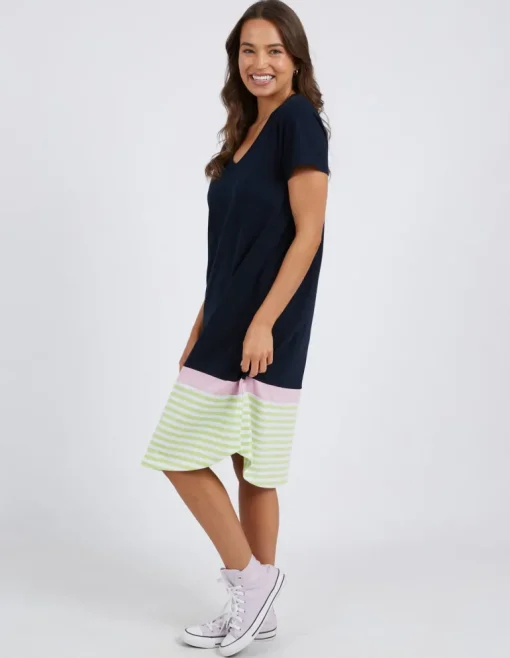Draw The Line Tee Dress