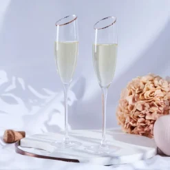 Elegance Stemmed Champagne Flutes