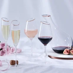 Elegance Stemmed Champagne Flutes