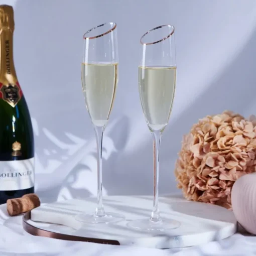 Elegance Stemmed Champagne Flutes