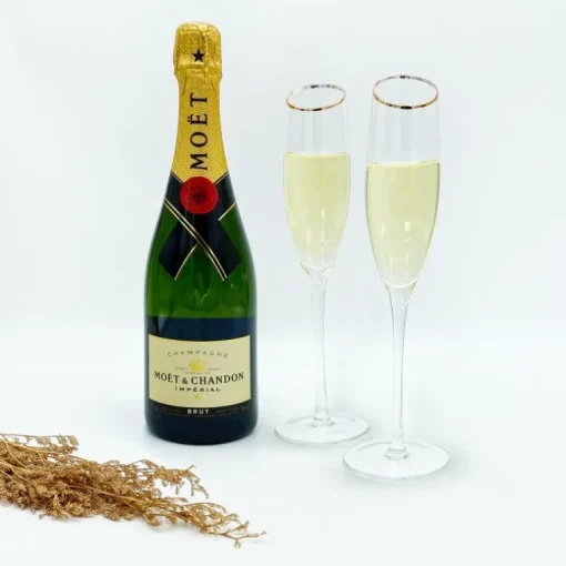 Elegance Stemmed Champagne Flutes