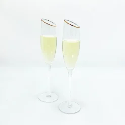 Elegance Stemmed Champagne Flutes