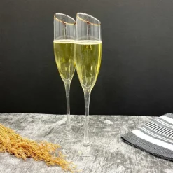 Elegance Stemmed Champagne Flutes