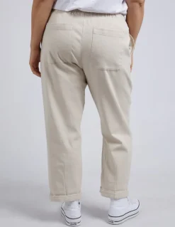 Elm - Anni Pant - Oatmeal - Womens Fashion