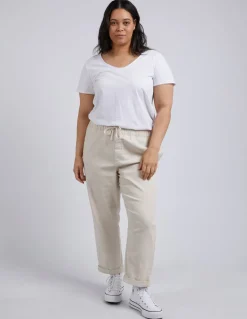 Elm - Anni Pant - Oatmeal - Womens Fashion