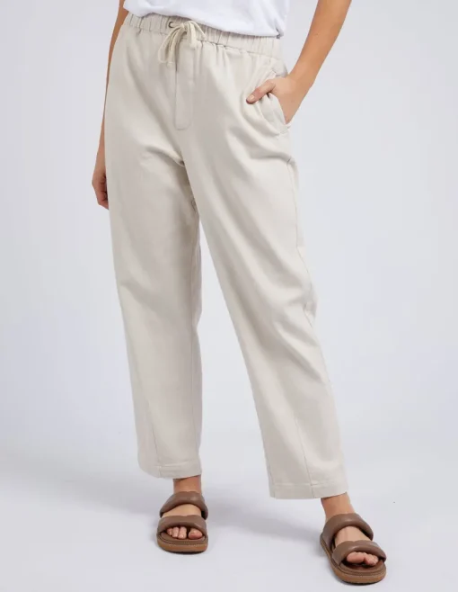 Elm - Anni Pant - Oatmeal - Womens Fashion