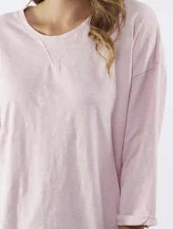 Elm - Annie 3/4 Tee - Pink Lady - Womens Fashion