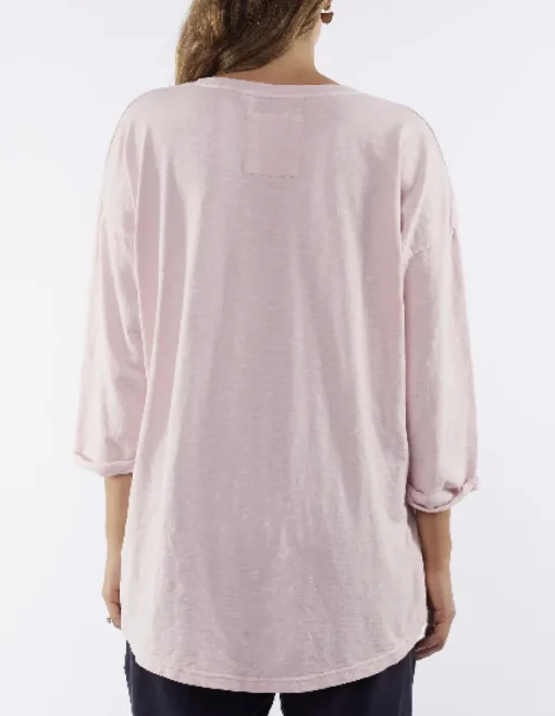 Elm - Annie 3/4 Tee - Pink Lady - Womens Fashion