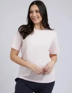 Elm - Chrissy S/S Tee - Peony Rose - Womens Fashion