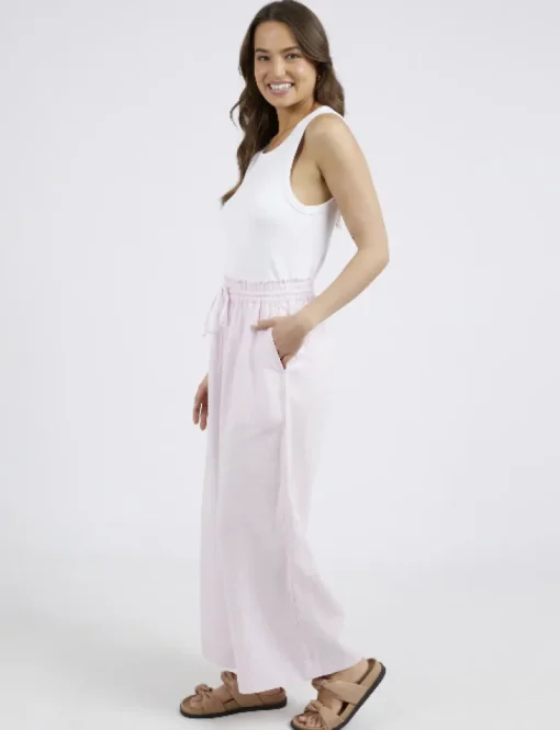 Elm - Dionne Wide Leg Pant - Blossom - Womens Fashion