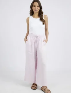 Elm - Dionne Wide Leg Pant - Blossom - Womens Fashion