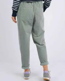 Elm - Dulcie Cord Pant - Ice - Womens Fashion