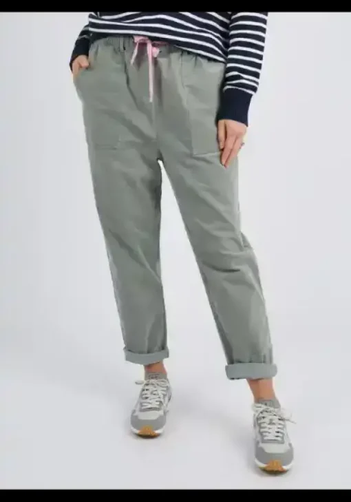 Elm - Dulcie Cord Pant - Ice - Womens Fashion