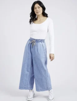 Elm - Greta Wide Leg Pant - Womens Fashion