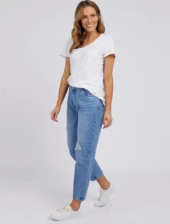 Elm - Maddie Relaxed Jean - Womens Fashion
